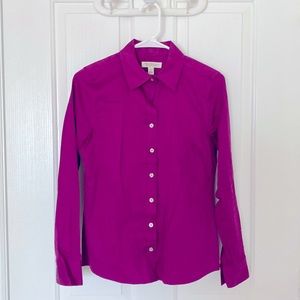 Banana Republic Non-Iron Fitted Long Sleeve Shirt | Size 2